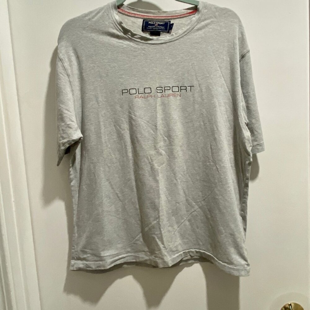 (4) Vintage Polo Sport Ralph Lauren Single Stitch Cotton Stretch Tee T-shirt XL